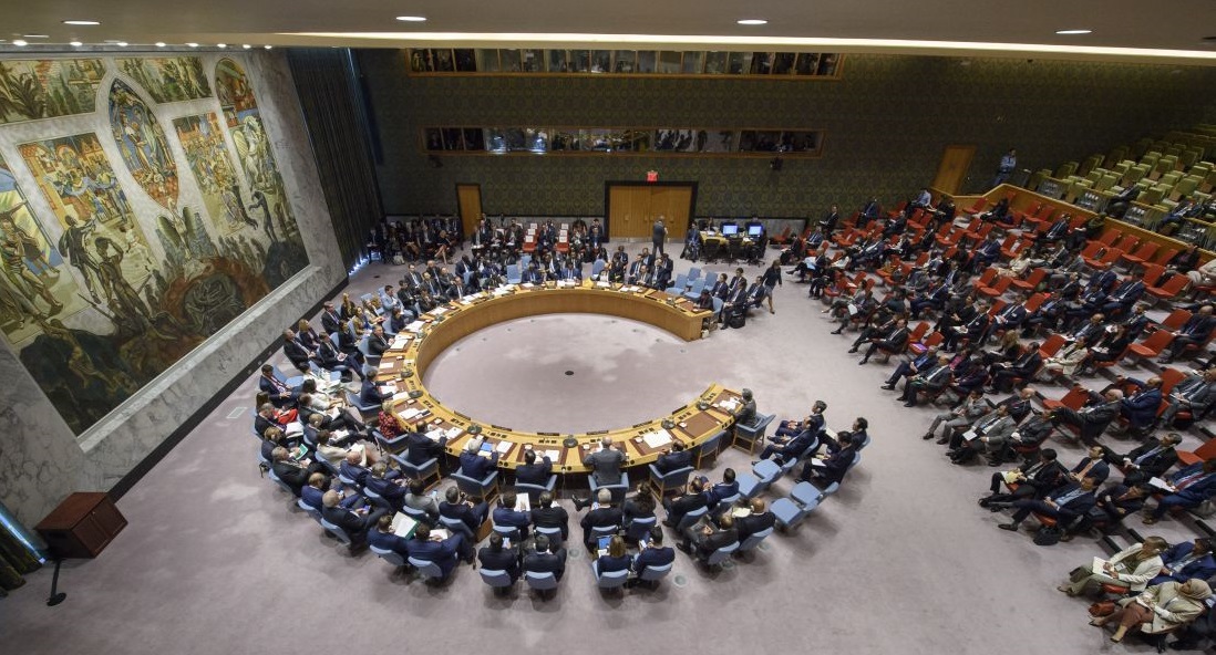 Wide view of the Security Council chamber