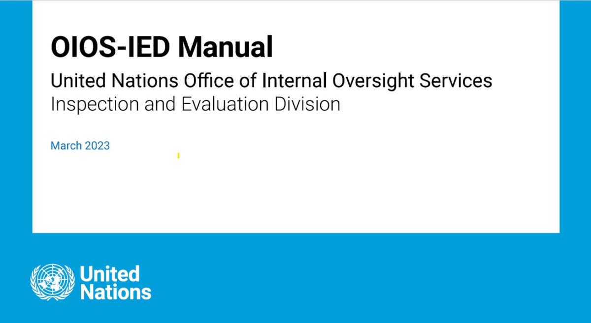 Inspection and Evaluation Manual