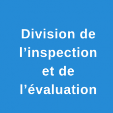 Inspection et évaluation
